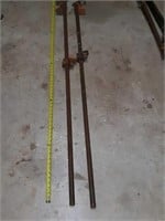 4' Pipe Clamps-Qty 2