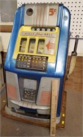 Vintage Mills Blue Bell 5 Cent Slot Machine