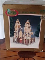 Vintage  1997 Dickens village  colle table church