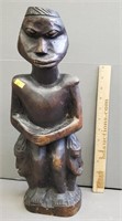 Wood Carved Tribal African Sculpture