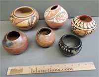 Southwestern Pottery Vases w/ Signed Pieces