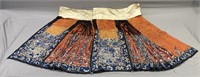 2 Piece Antique Chinese Silk Skirt