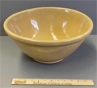 Large Yellow Ware Mixing Bowl Country Decor