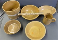 Country Decor Yellow Ware Grouping