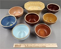 Small Mixing Bowls & Yellow Ware Mold