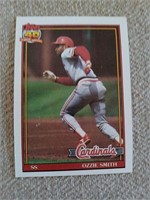 Topps 40 1991 Cardinals, Ozzie Smith baseball card