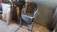 Set of (6) Stackable Chairs
