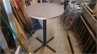 Pub Table Metal Base and Top