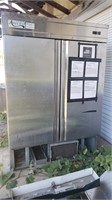 AVANTCO Stainless 2-Door Refrigerator/Freezer