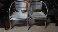 Pair of Aluminum Chairs