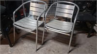 Pair of Aluminum Chairs