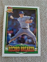 Topps 40, 1990 Record Breaker baseball card
