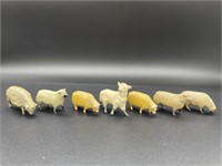 7 - lead sheep figures