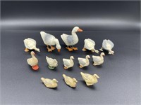 13 - lead geese figures
