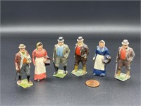 6 - lead figures with movable arm