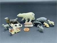 11 - lead animal figures