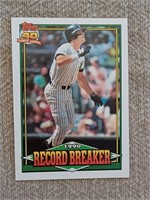 Topped 40 1990 Record breaker baseball card