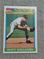 Topps 40, 1990 AllStar Matt Williams baseball card