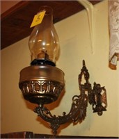 Kerosene Lamp with Wall Mount Holder
