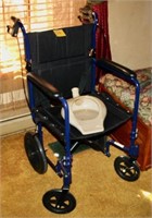 Wheel Chair and Pottery Urinal