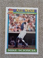 Topps 40, 1991 AllStar Mark Scioscia baseball card