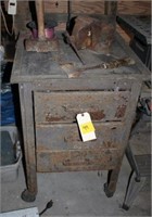 Metal Tool Cabinet and Vise