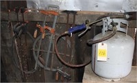 Propane Torch, and Wood Clamps