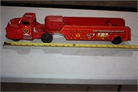 Wyandotte tin fire truck
