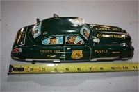 1949  Marx Learn-to Drive Tracy squad car wind up
