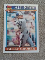 Topps 40, 1991 All Star Kelly Gruber baseball card