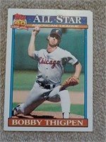 Topps 40, 1991 AllStar Bobby Thigpen baseball card