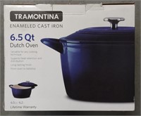 Covered Dutch Oven Cast Iron Tramontina 6.5qt