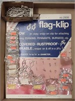 Flat Flag-Klip 5/8" to 7/8" No. 2906