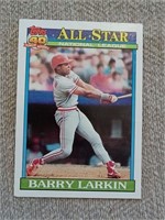 Topps 40, 1991 AllStar Barry Larkin baseball card