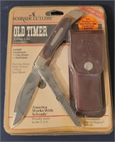 Schrade Old Timer 2255OT Sawblade knife set