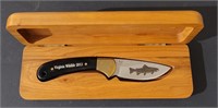 Buck Custom knife Virginia Wildlife 2013 #126 out