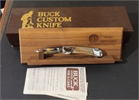 Buck model 500 gold etched pocket knife The Old