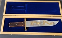 Buck Custom Bowie Knife #54 out of 1500 Gold