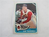 1965 Topps Sam McDowell Card