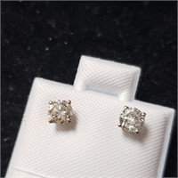 14K Diamond (0.54Ct,I2-3,I-J) Earrings