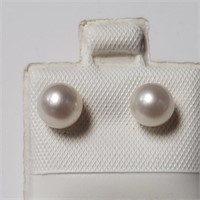 $120 14K Fresh Water Pearl5.5-6Mm Earrings