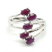 Silver Ruby(1.1ct) Ring