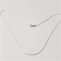 Silver 18"  Necklace