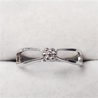 Silver Mini Flower Ring