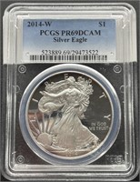 2014-W Silver Eagle, PCGS69 DCAM