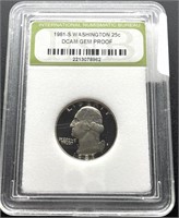 1981S Washington Quarter, INB DCAM Gem Proof