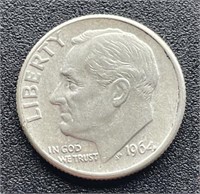 1964 D Roosevelt Dime, Proof