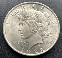 1922 Peace Dollar, MS