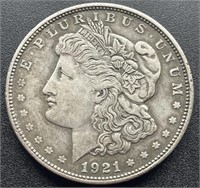 1921 D Morgan Dollar, Excellent Detail