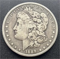 1889 Morgan Dollar, VG Detail